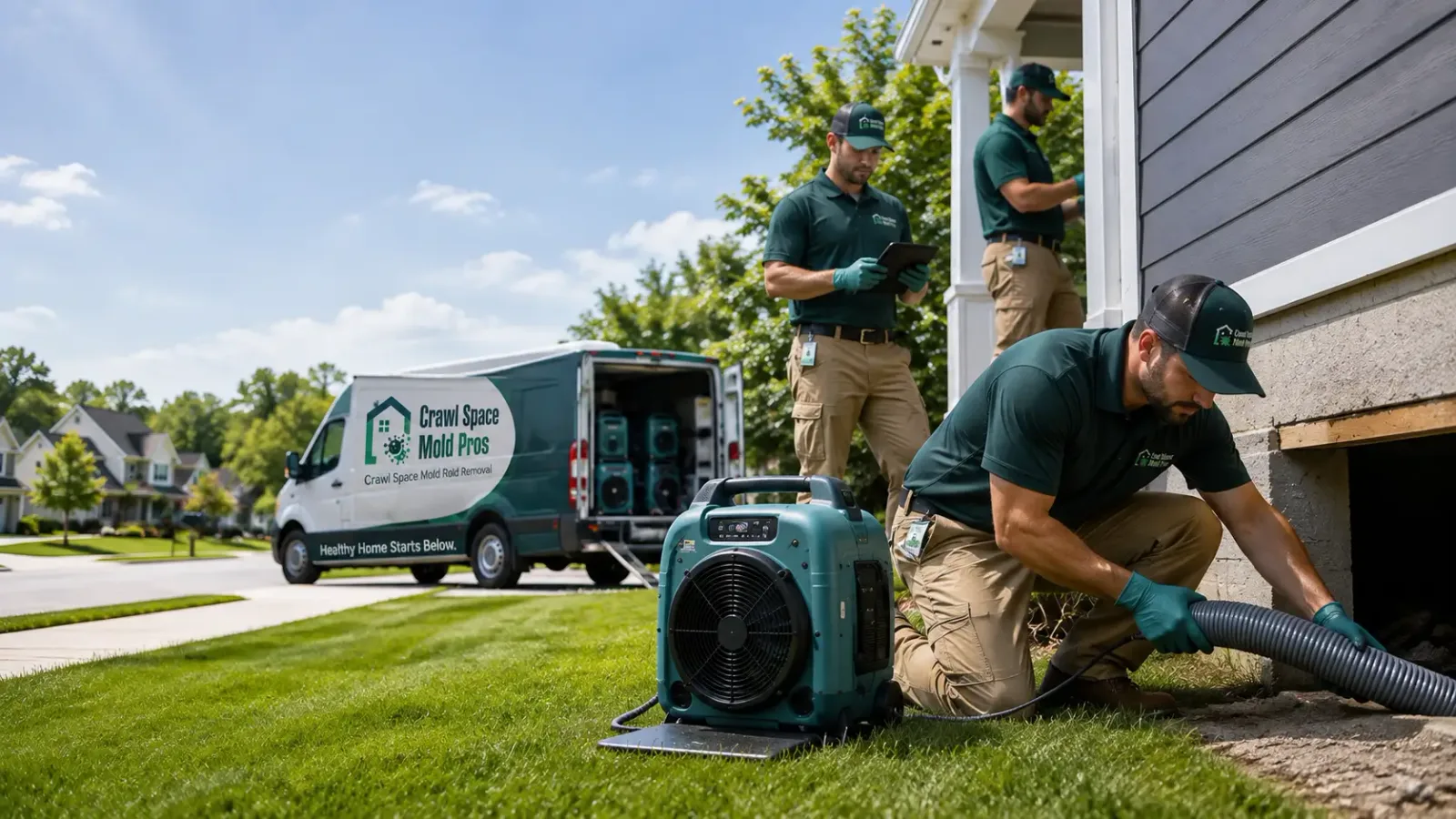 Crawl Space Mold Removal in Norway, IA